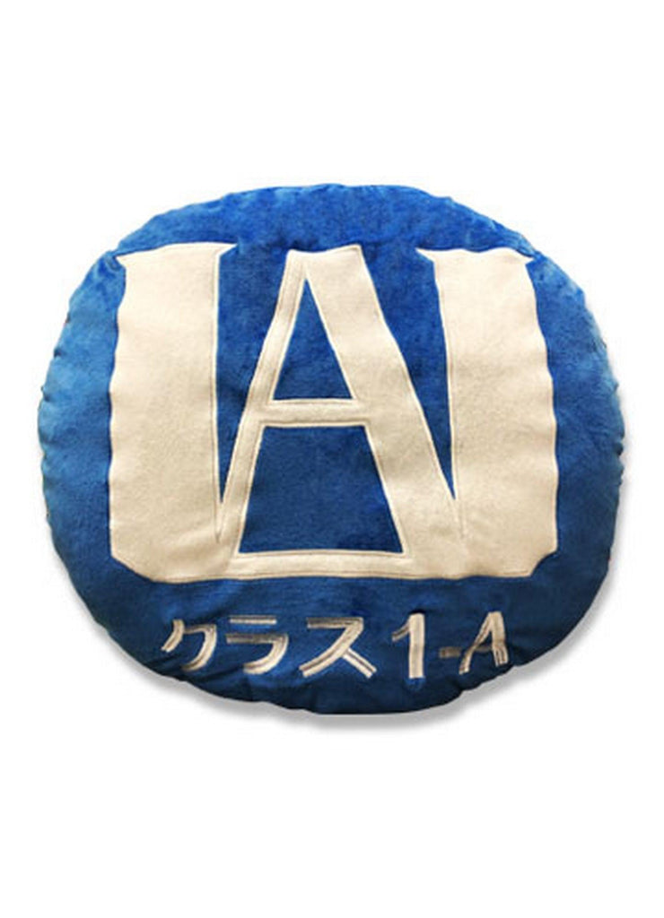 My Hero Academia- Ua Logo Round Throw Pillow 17" (Blue)