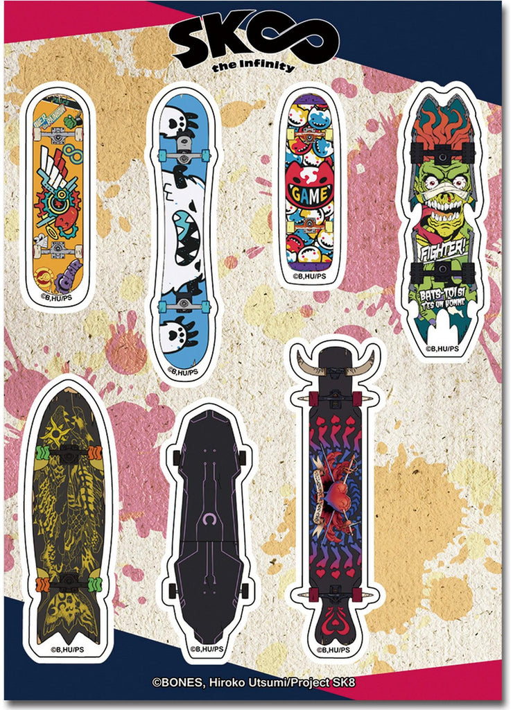 Sk8 The Infinity - Skateboard Sticker Set