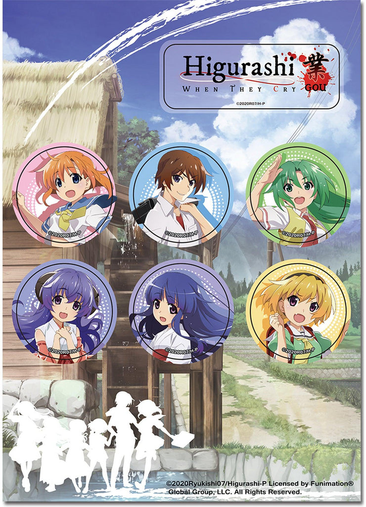 Higurashi When The Cry - Group A Sticker Set