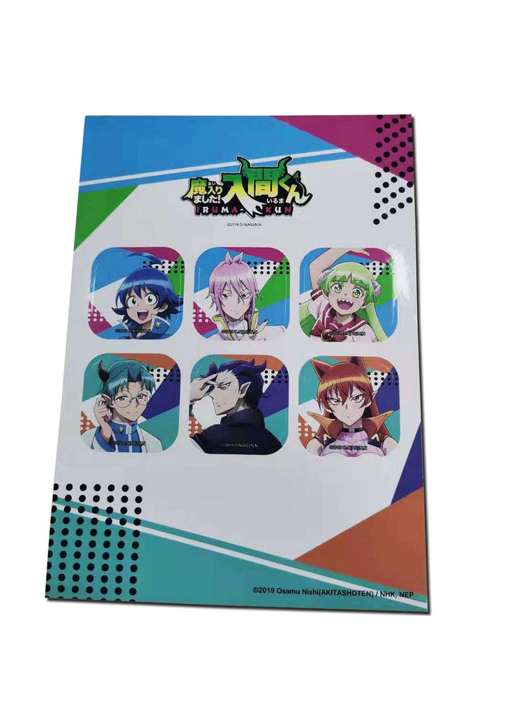 Welcome To Demon School! Iruma-kun - Groups A Sticker Set 5"X7"