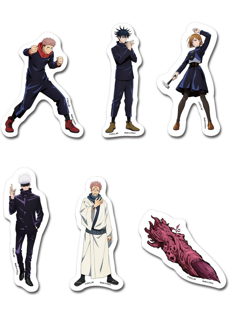 Jujutsu Kaisen - Die-Cut Group A Sticker Set