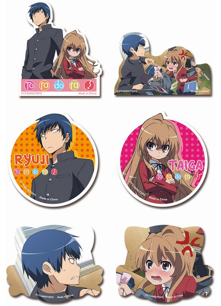 Toradora - Taiga & Ryuuji Die-Cut Sticker Set