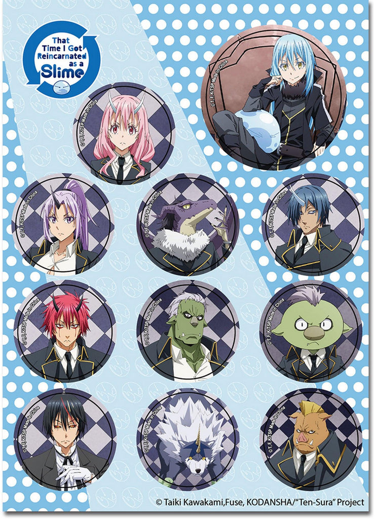 That Time I Got Reincarnated As A Slime 2 - Character Group Sticker Set
