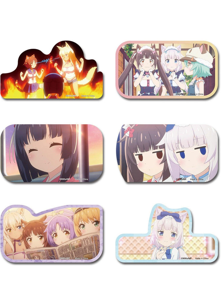 Nekopara - Group #5 Die-Cut Sticker Set