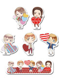 Hetalia Season 7 - Chracter Normal Sticker Die-Cut Set 2