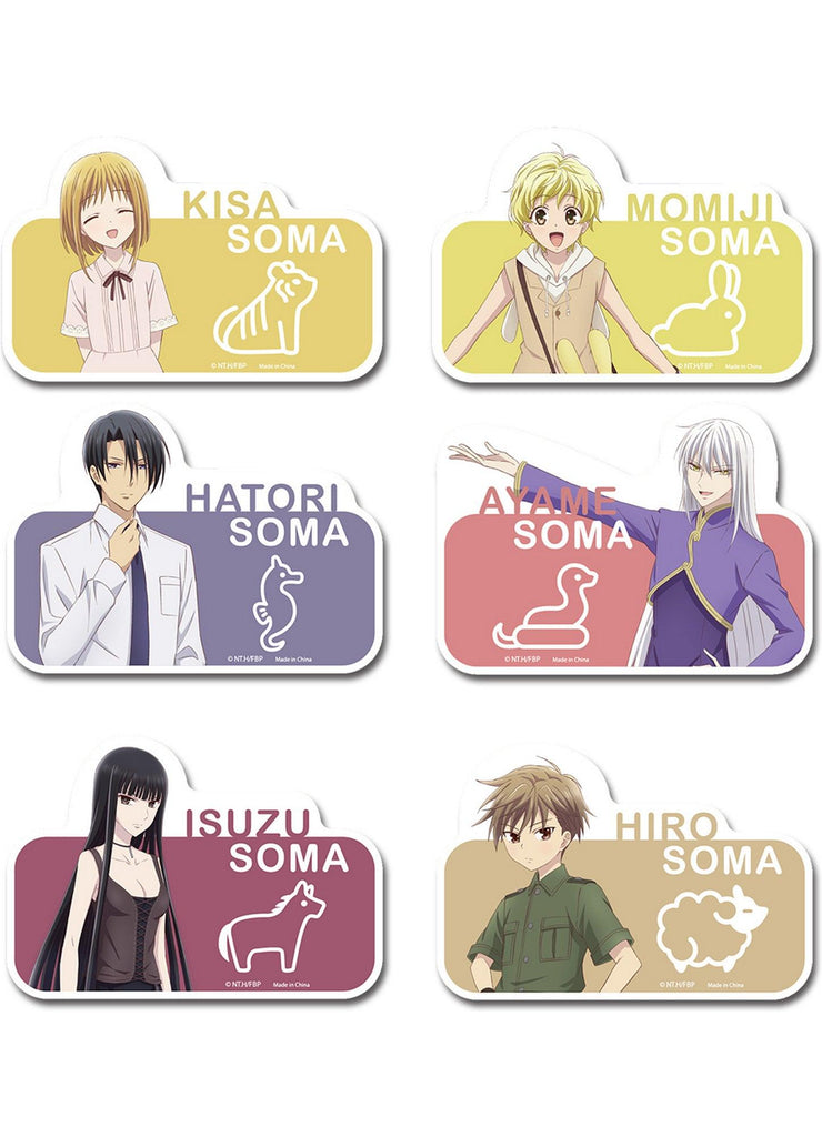 Fruits Basket 2019 - Group #2 Die-Cut Sticker Set