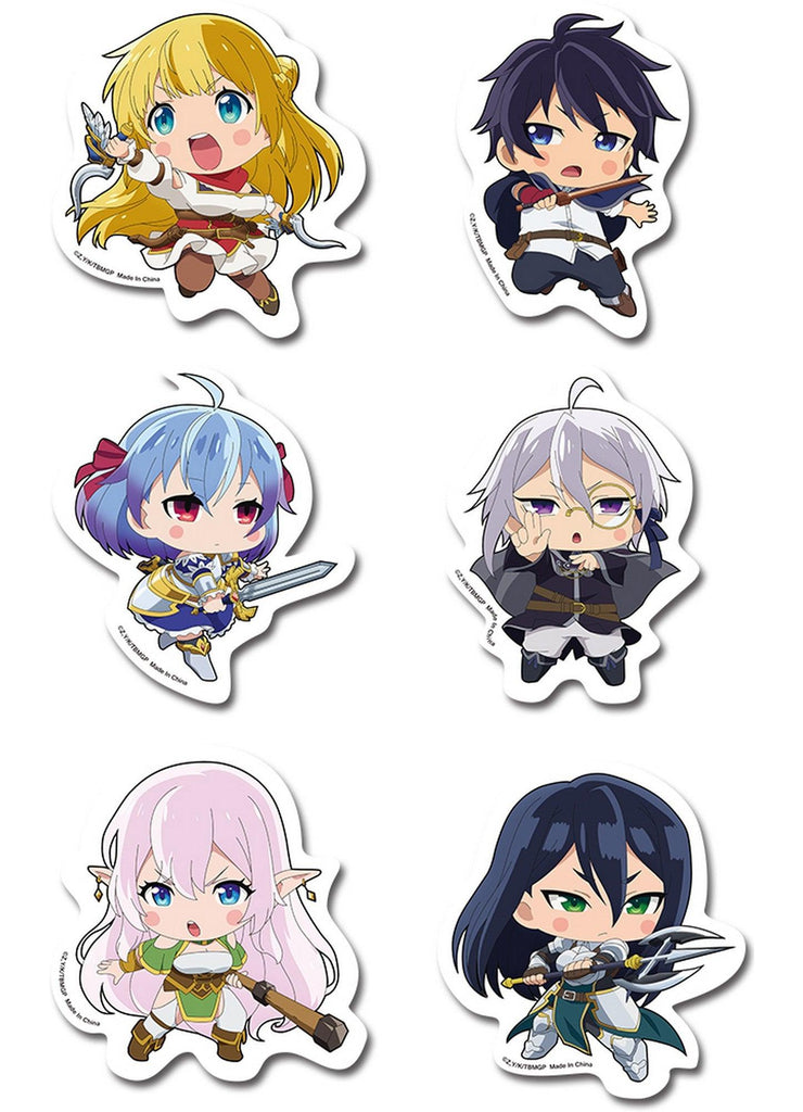 Banished From The Hero's Party - Group SD #1 Die-Cut Sticker Set