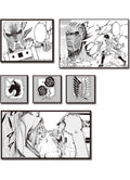 Attack On Titan Manga - Vol 01 Manga Die - Cut Sticker Set