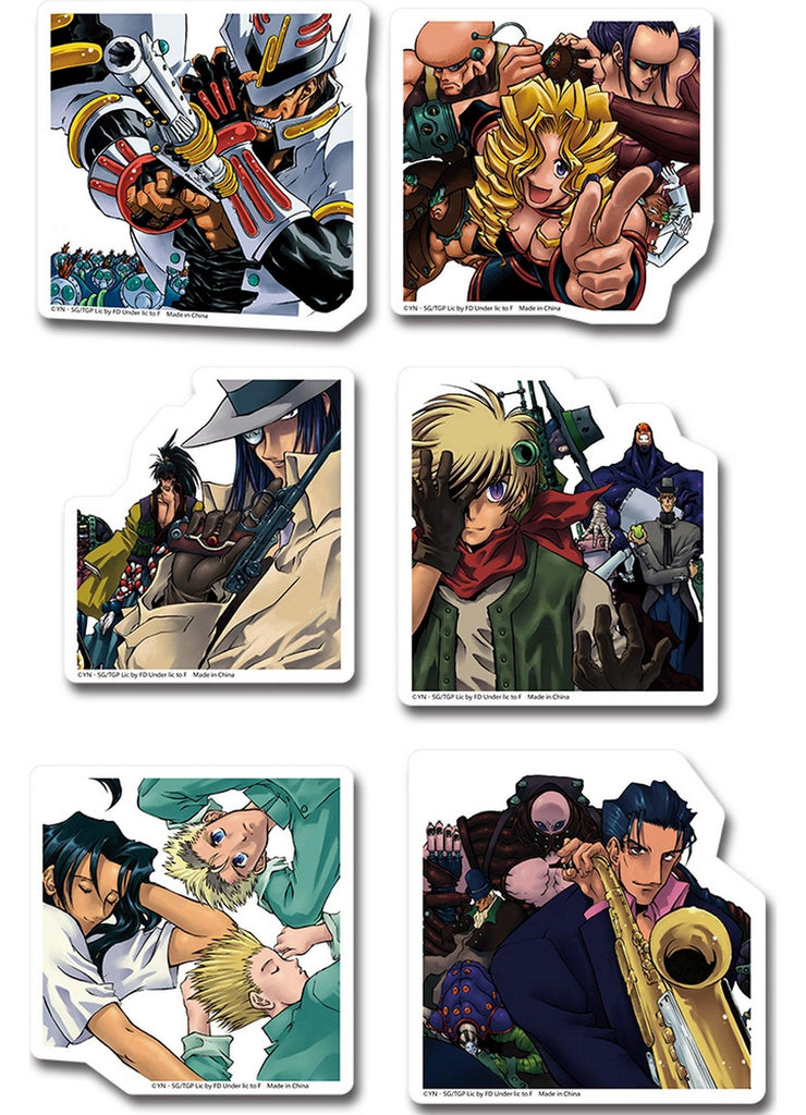 Trigun - Other Character Sticker Die-Cut Set