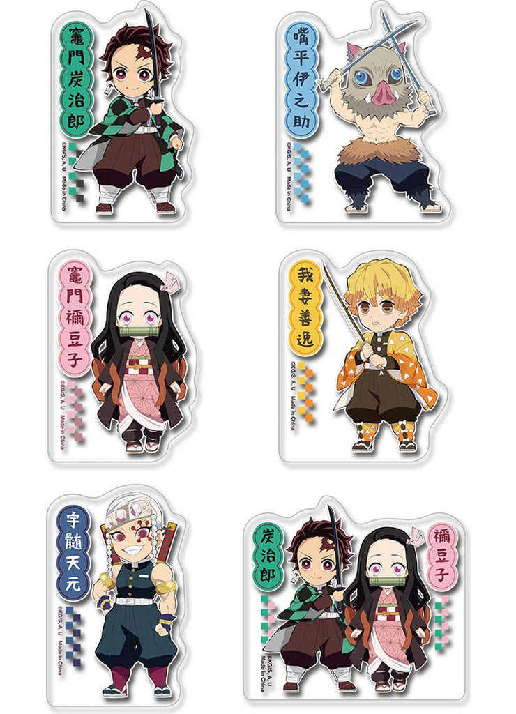 Demon Slayer Tv2 - Group SD Transparent Die-Cut Sticker Set