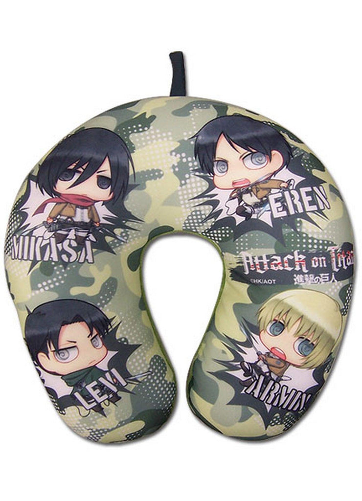 Attack on Titan - Group SD Neck Pillow - Great Eastern Entertainment