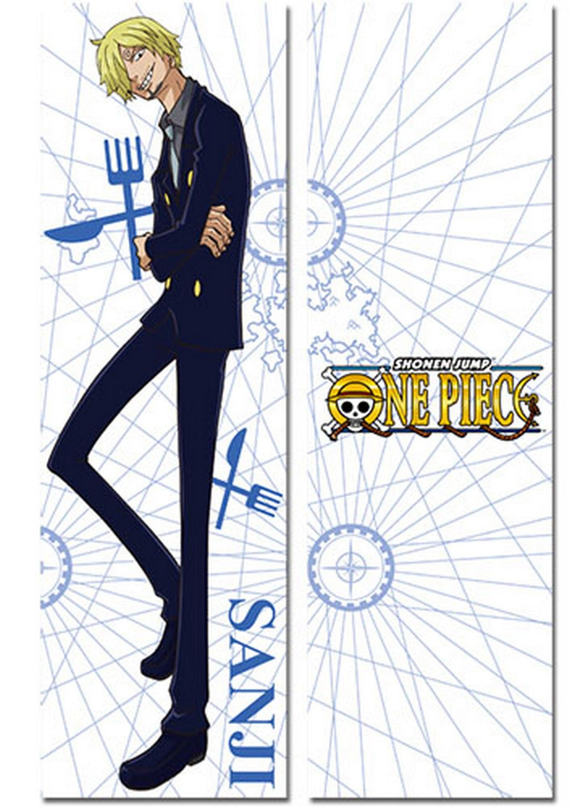 One Piece - Vinsmoke Sanji New World Body Pillow - Great Eastern Entertainment
