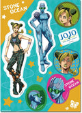 Jojo S5 Stone Ocean - Jolyne Cujoh & Stand Sticker Set 5"X7"