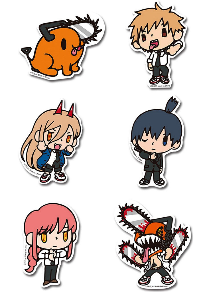 Chainsaw Man - SD Character Group Die-Cut Sticker