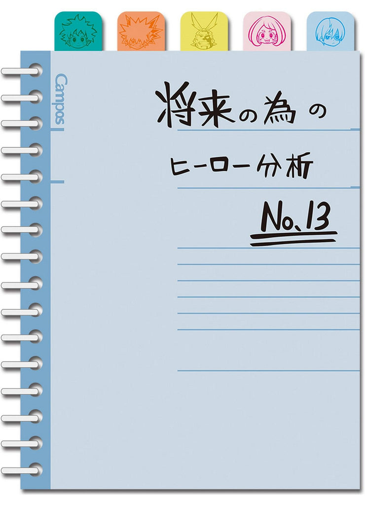 My Hero Academai - Izuku Midoriya Tabbed Notebook