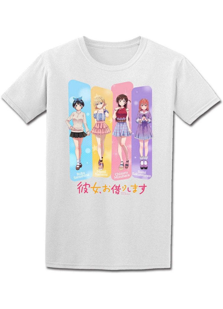 Rent-A-Girlfriend - 4 Girls T-Shirt