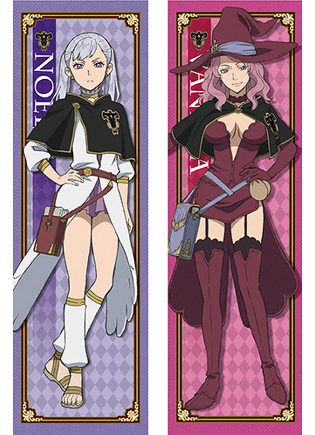 Black Clover - Noelle Silva & Vanessa Body Pillow Case - Great Eastern Entertainment