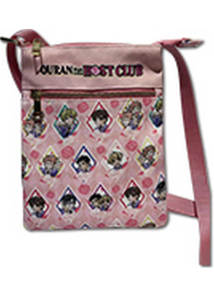 Ouran High School Host Club - Character Group Pattern #1 Passport Crossbody Bag