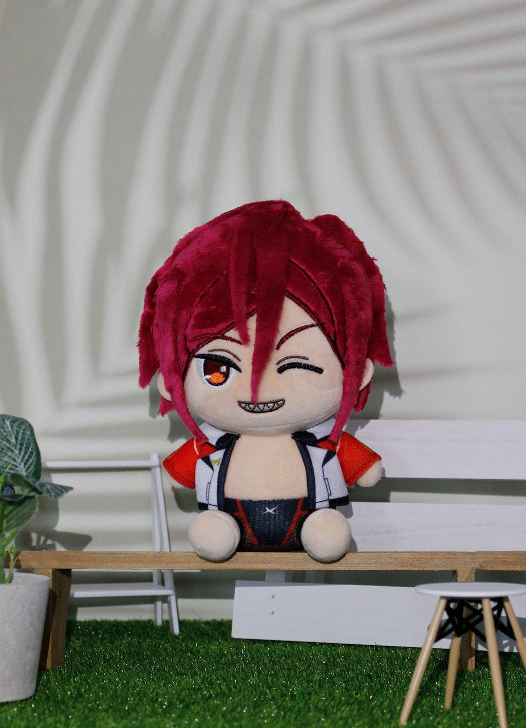 Free! S3 - Rin Matsuoka Sitting Pose Plush 7"H - Great Eastern Entertainment