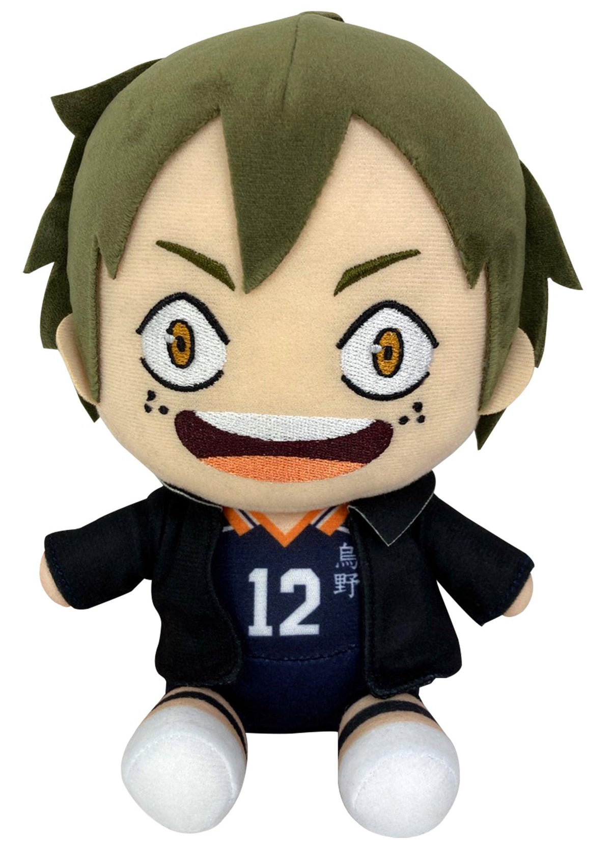 Haikyu!! S3 - Tadashi Yamaguchi Jacket Sitting Pose Plush 7"H
