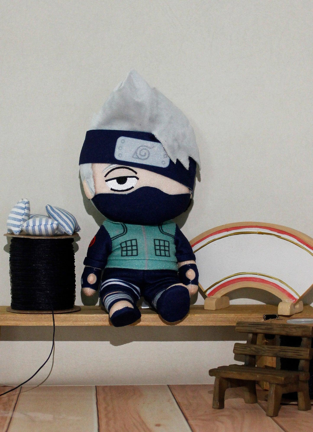 Naruto - Kakashi Hatake Movable Ver Plush 8"H - Great Eastern Entertainment