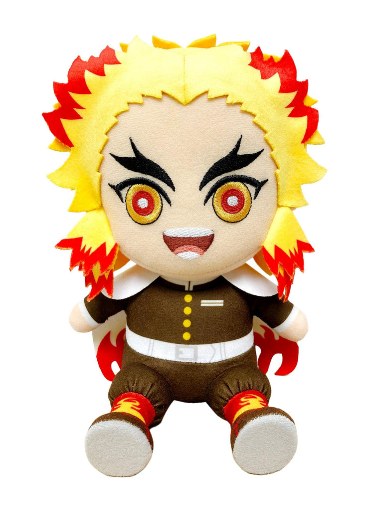 Demon Slayer - Kyojuro Rengoku Sitting Plush 7"H