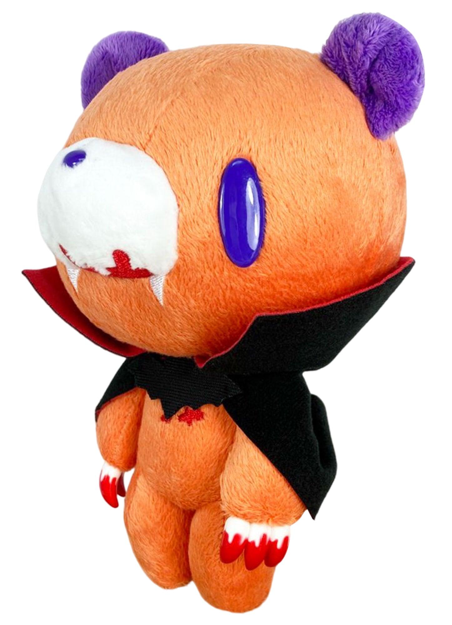 Vampire Bear Charm, Plush Bear Keychain, Halloween Bear