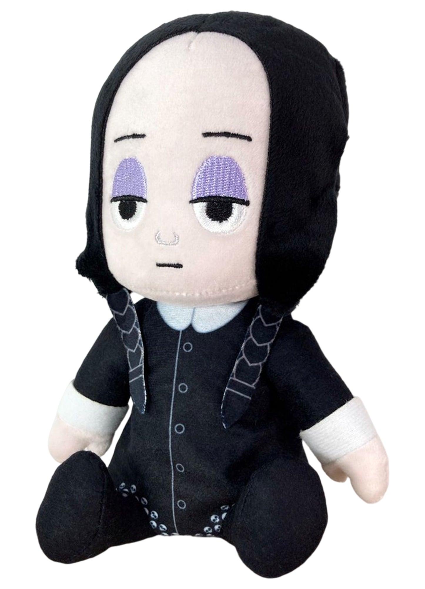 Addams Family Animated Movie 2 - Wednesday Addams Sitting Plush 7"H - Great Eastern Entertainment