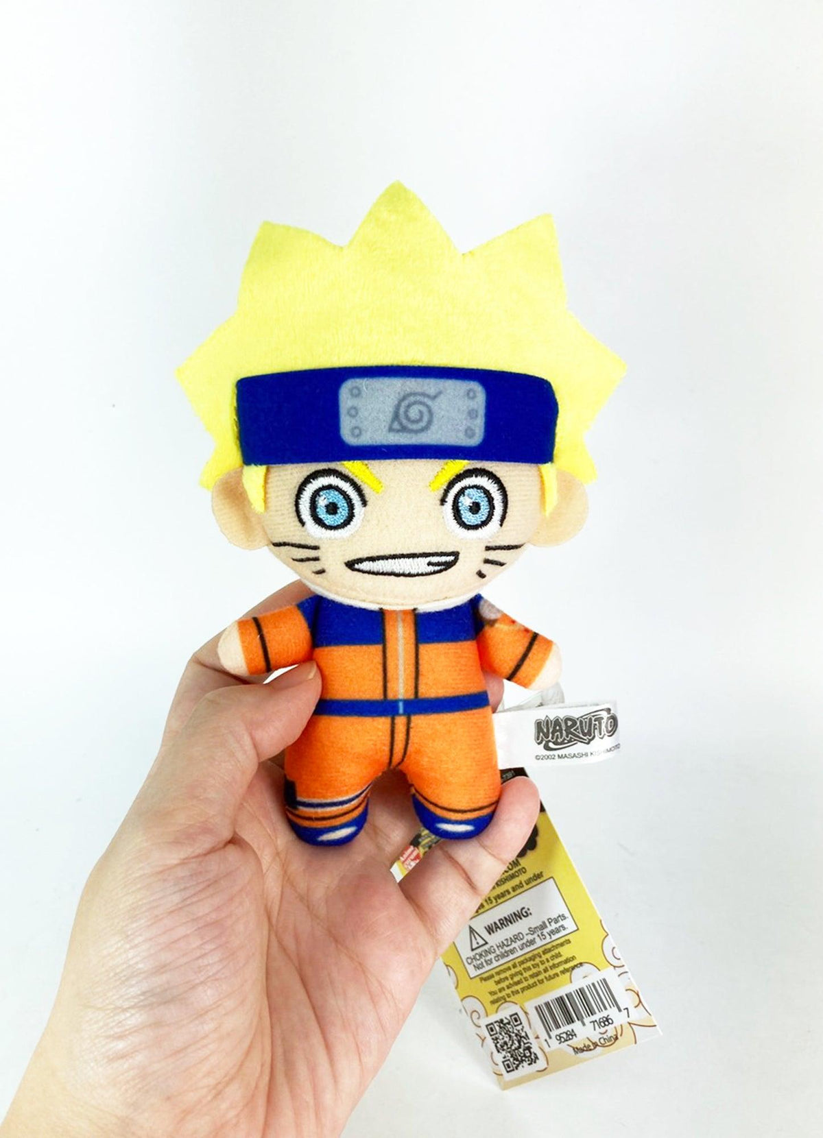 Naruto - Naruto Uzumaki Plush 4.5"H - Great Eastern Entertainment