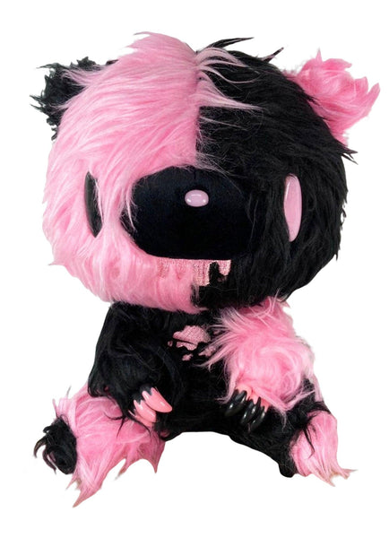 Gloomy Bear ぬいぐるみセット Gloomy Bear - Black Pink Gloomy Bear Sitting Pose Long Hair Fur