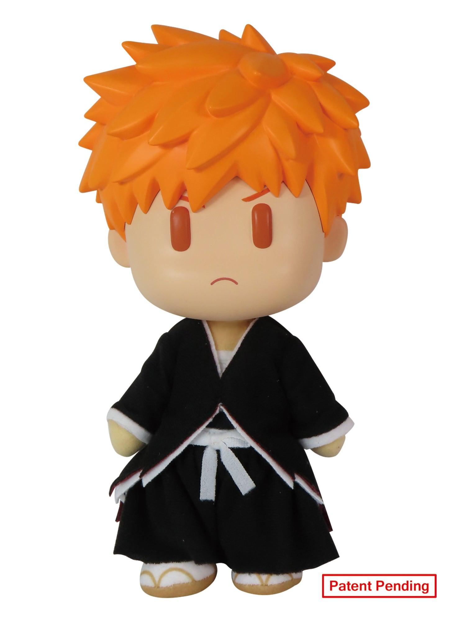 Bleach - Ichigo Kurosaki Plastic Head Movable Ver Plush 8"H