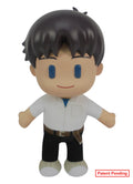 Evangelion New Movie - Shinji Ikari Plastic Head Movable Ver Plush 8"H