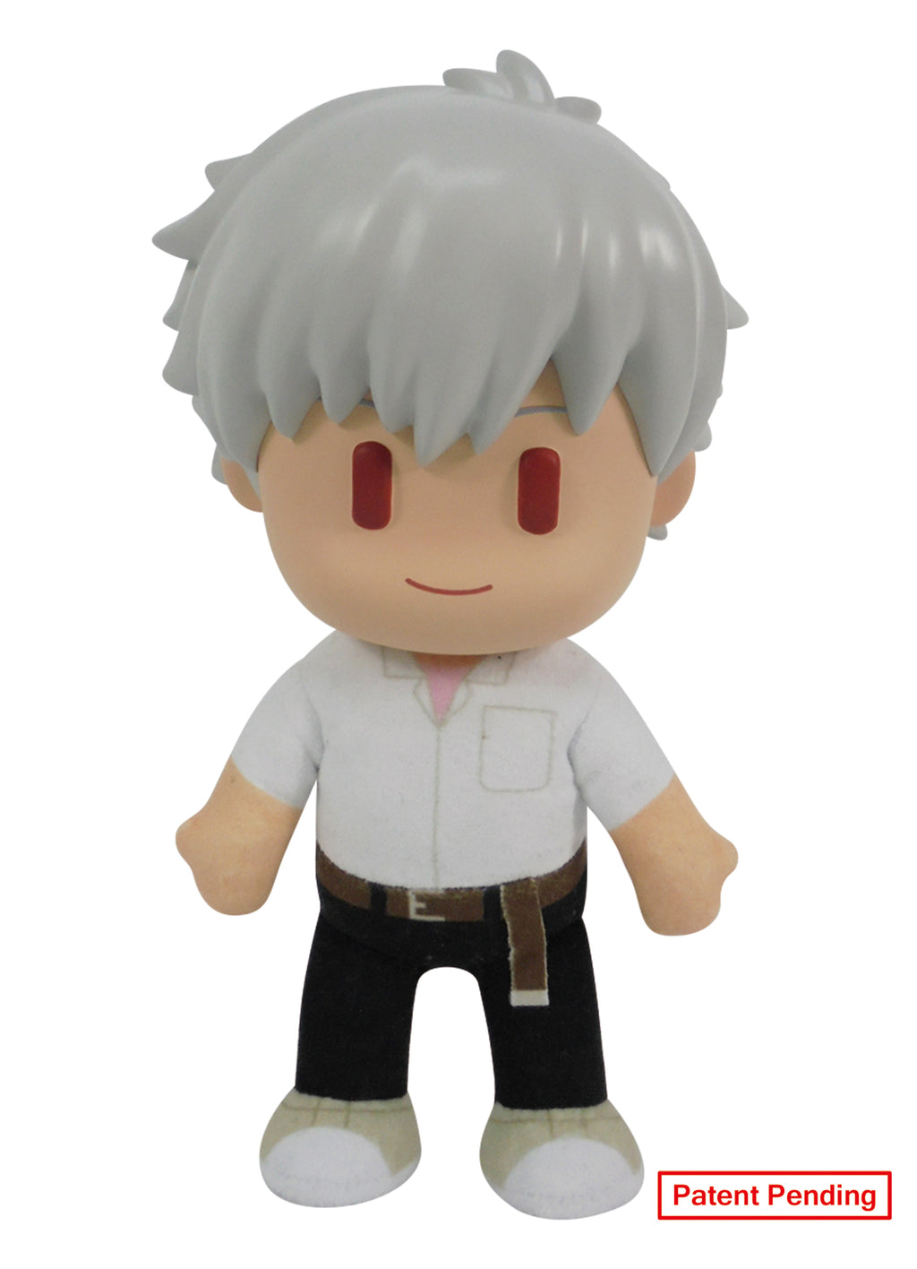 Evangelion New Movie - Kaworu Nagisa Plastic Head Movable Ver Plush 8"H