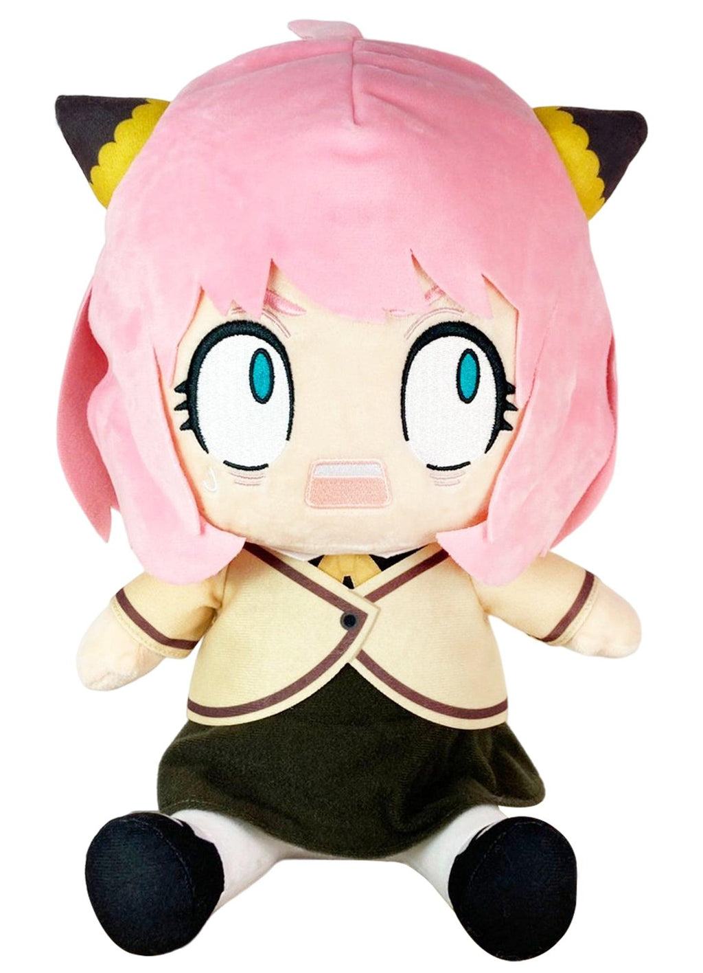Spy X Family - Anya Forger Terrified Sitting Pose Plush 12''H