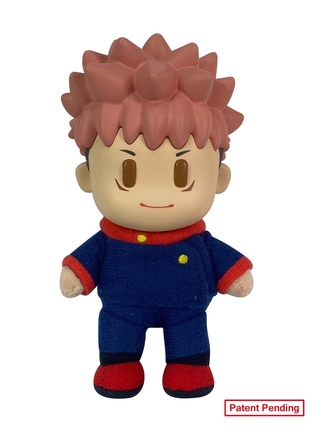 Jujutsu Kaisen - Yuji Itadori Plastic Head Movable Ver Plush 4.5" H
