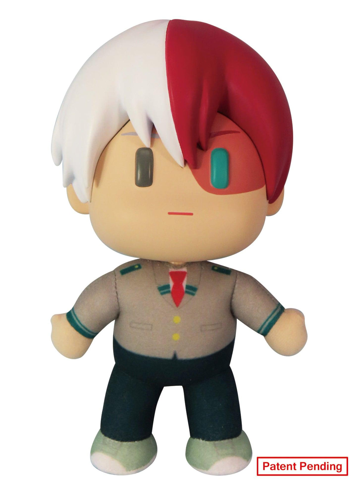 My Hero Academia - Shoto Todoroki Uniform Plastic Head Movable Plush 8"H