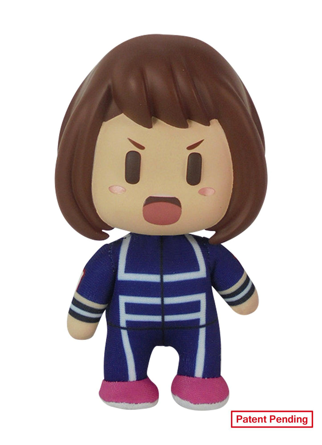 My Hero Academia - Ochaco Uraraka Sportswear Plastic Head Movable Plush 4.5"H