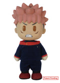 Jujutsu Kaisen - Yuji Itadori 3 Plastic Head Movable Ver Plush 8"H