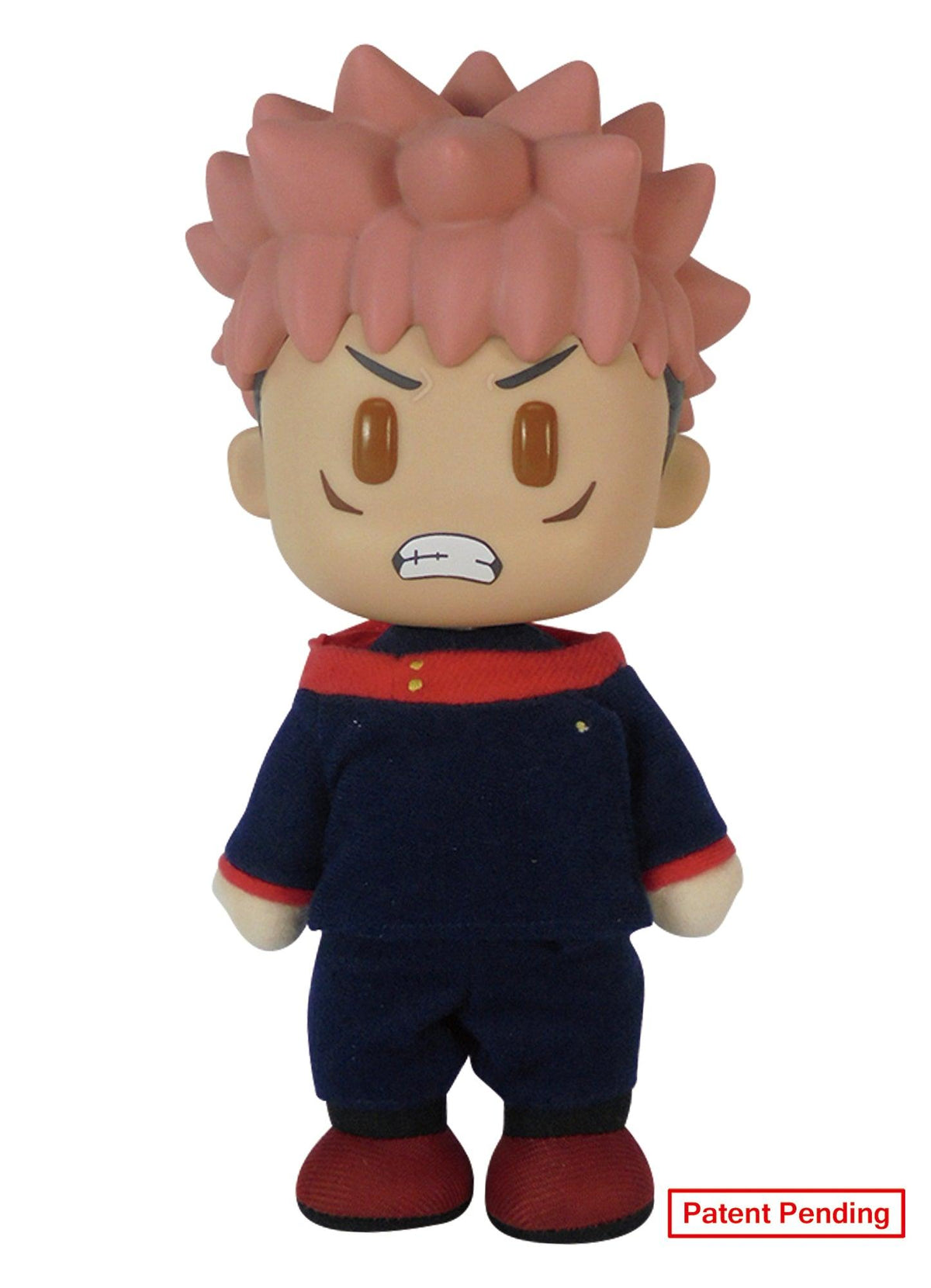 Jujutsu Kaisen - Yuji Itadori 3 Plastic Head Movable Ver Plush 8"H