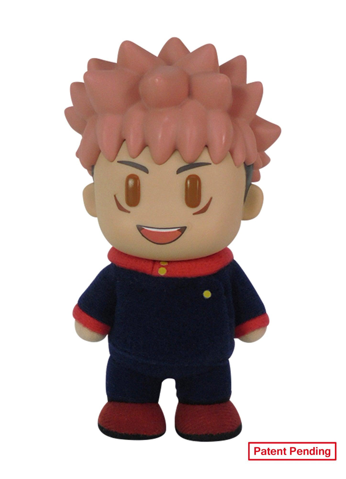 Jujutsu Kaisen - Yuji Itadori 2 Uniform Plastic Head Movable Ver Plush 4.5"H