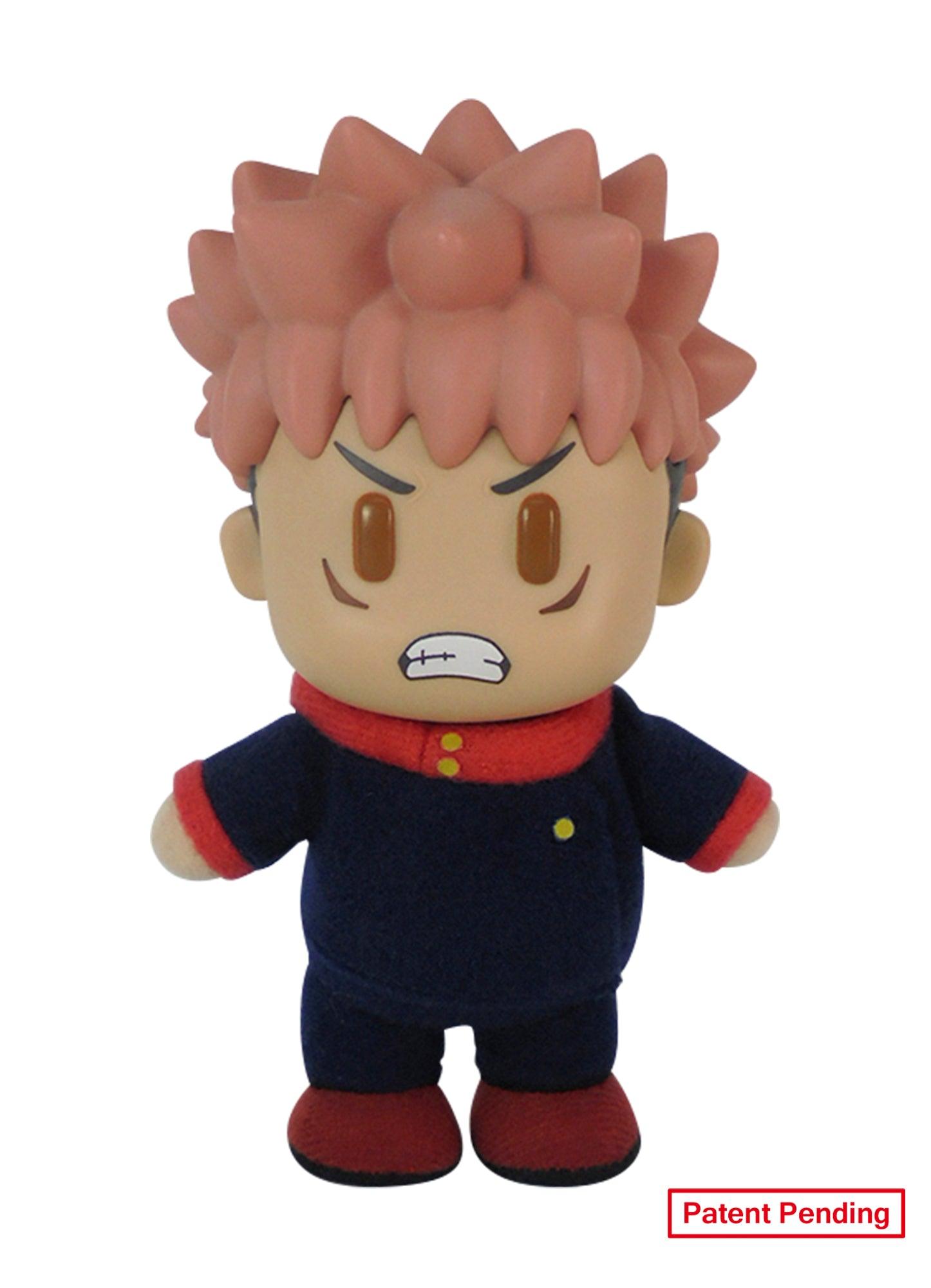 Jujutsu Kaisen - Yuji Itadori 3 Uniform Plastic Head Movable Ver Plush 4.5"H