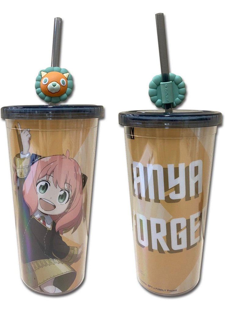 Spy X Family - Anya Forger Tumbler With Straw & Charms