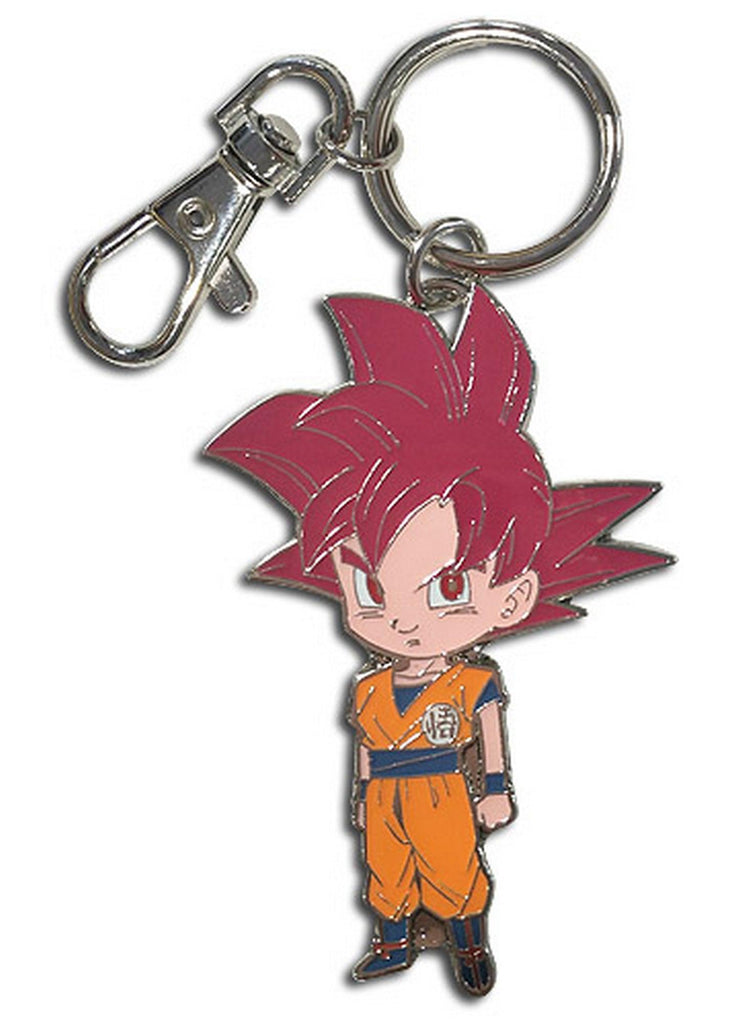 Dragon Ball Super - SD Super Saiyan God Son Goku Metal Keychain - Great Eastern Entertainment