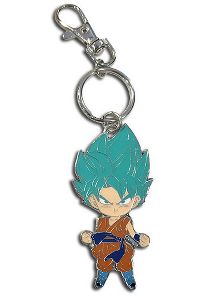 Dragon Ball Super - SD SSGSS Son Goku Metal Keychain - Great Eastern Entertainment