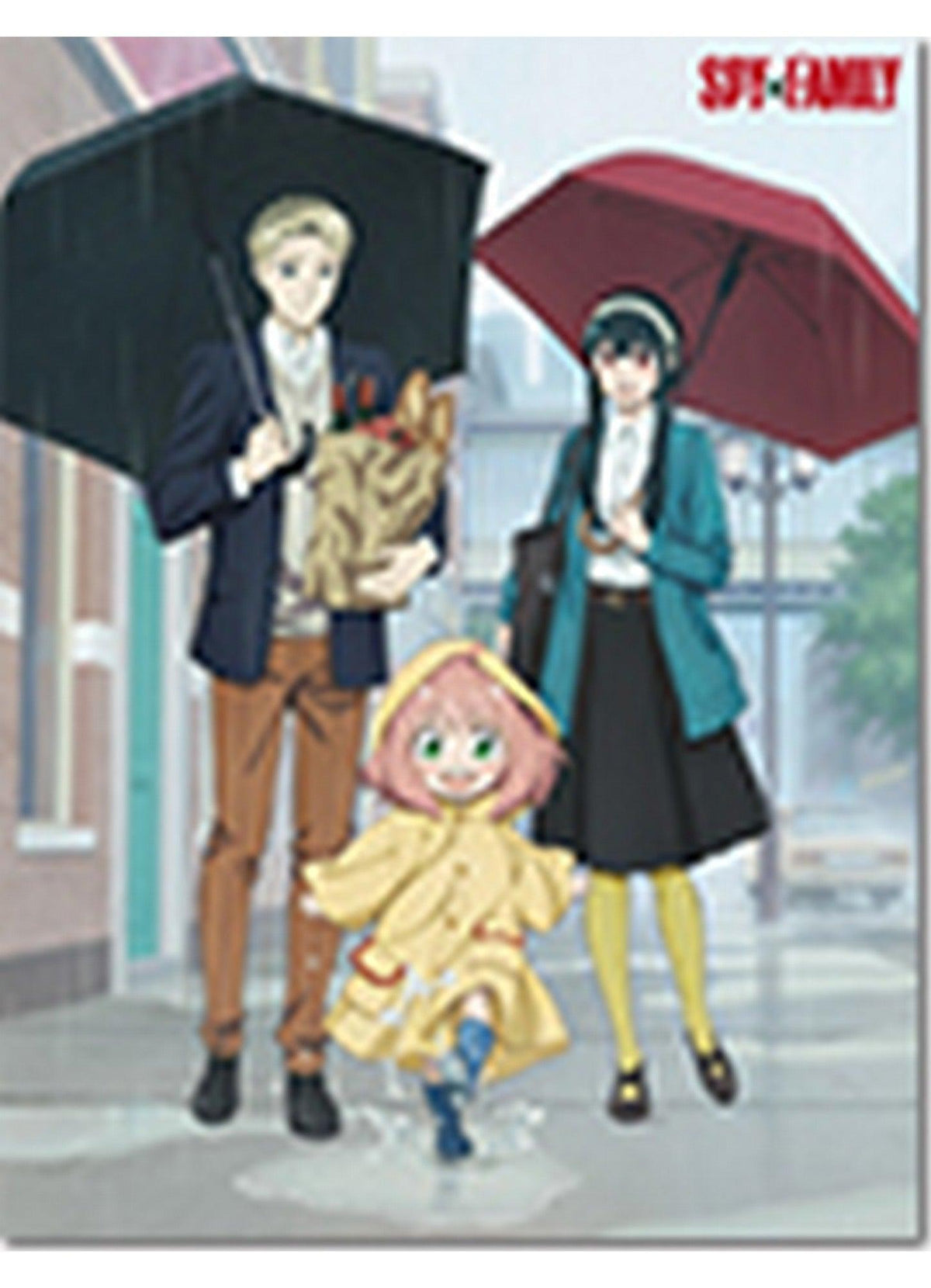 Spy X Family - Group Rainy Day Throw Blanket