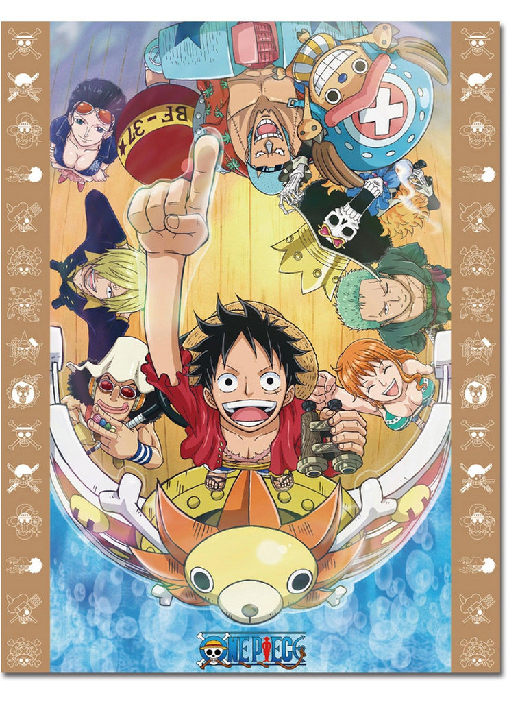 One Piece - Fi Arc Straw Hat Pirates Sublimation Throw Blanket