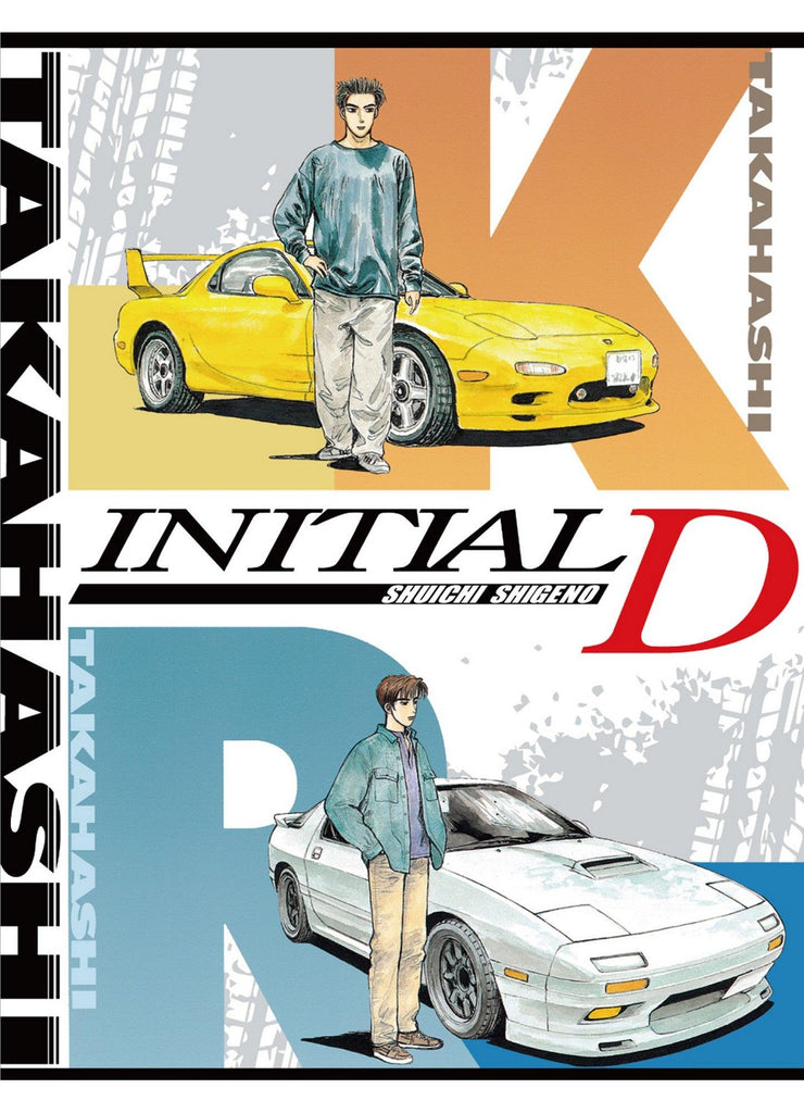 Initial D (Manga) - Ryosuke Takahashi & Keisuke Takahashi Manga Art Throw Blanket
