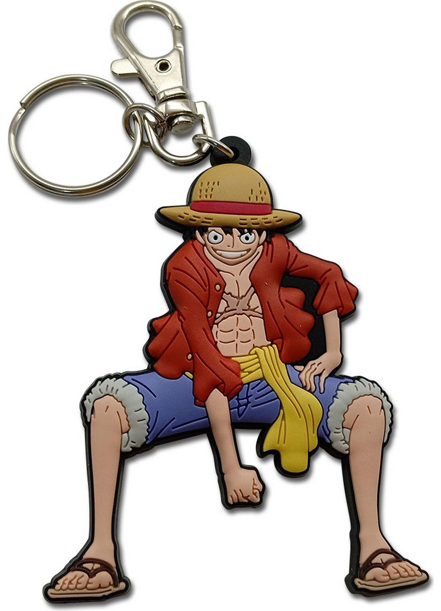 Porte-clés acrylique Luffy - One Piece Red