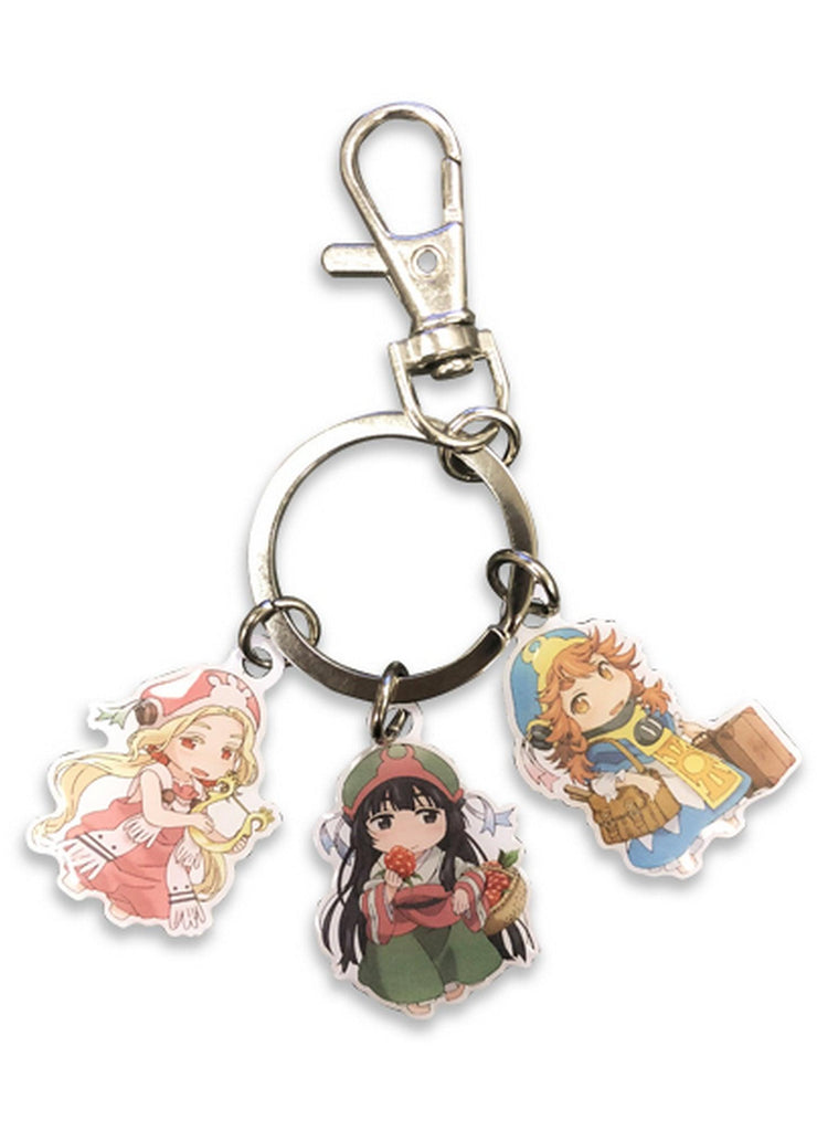 Hakumei And Mikochi - Group Multi-charms Keychain - Great Eastern Entertainment