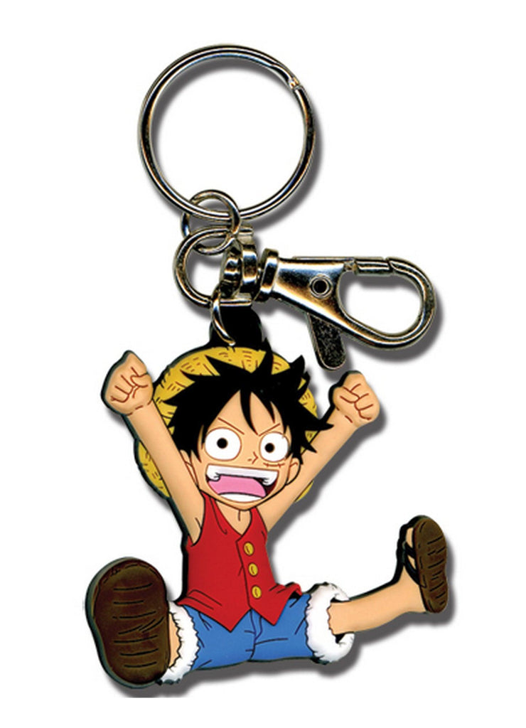 One Piece - SD Monkey D. Luffy PVC Keychain - Great Eastern Entertainment